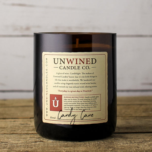 Vanilla Bean - soy wax candle in reused wine bottle – Unwined Candles